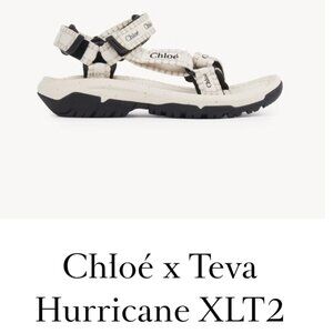 Chloé x Teva Hurricane Sandals - XLT2, Like New